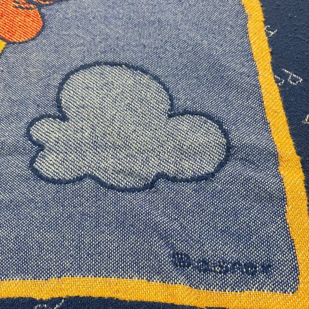 Vintage 90s Disney Winnie The Pooh and Tigger Piglet Tapestry Throw Blanket
